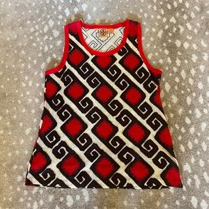 Tory Burch | Geometric Pattern Sleeveless Top